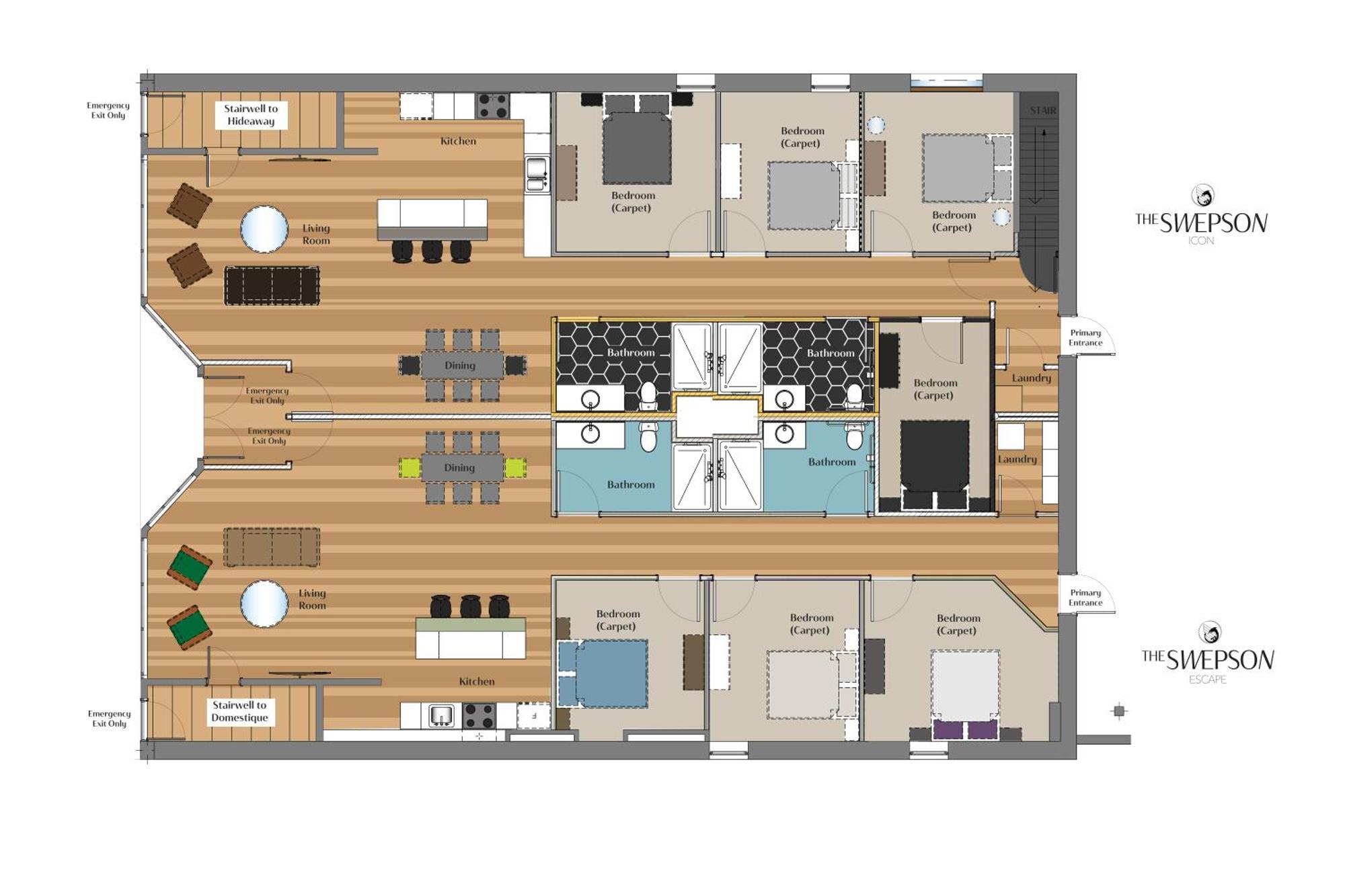 Holiday home Swepson King Sleep42 15br 10ba 22beds *